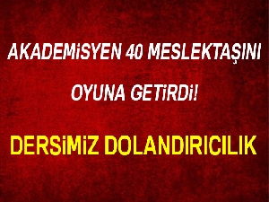 Dersimiz dolandırıcılık