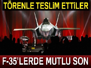 F-35'lerde mutlu son