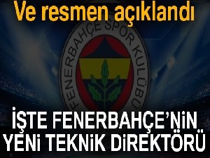 Ve açıklandı! İşte Fenerbahçe'nin yeni teknik direktörü