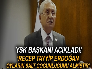 YSK Başkanı Sadi Güven seçim açıklamasında bulundu