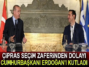 Çipras’dan Cumhurbaşkanı Erdoğan’a tebrik