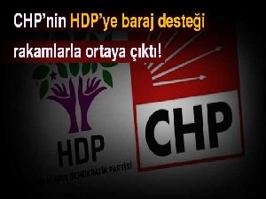 CHP’nin HDP’ye baraj desteği rakamlarla ortaya çıktı