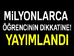 Liselere geçiş sistemine ilişkin tercih ve yerleştirme kılavuzu yayımlandı