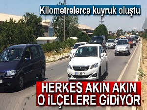 İzmir'de herkes akın akın o ilçelere gidiyor