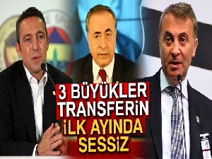 3 büyükler, transferin ilk ayında sessiz
