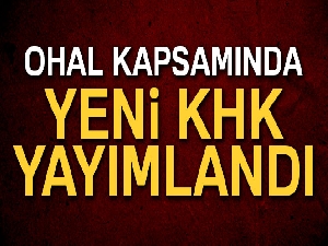 OHAL kapsamında yeni bir Kararname yayımlandı!