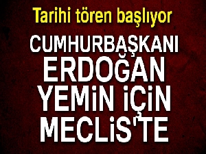 Cumhurbaşkanı Erdoğan yemin etti! Türkiye yeni sisteme geçti