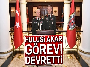 Hulusi Akar, Genelkurmay Başkanlığı görevini devretti
