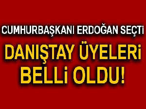 Cumhurbaşkanı Erdoğan Danıştay’a 4 üye seçti