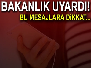 Ticaret Bakanlığından sahte kısa mesaj ve e-posta uyarısı