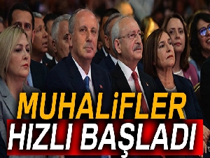 Muhalifler hızlı başladı