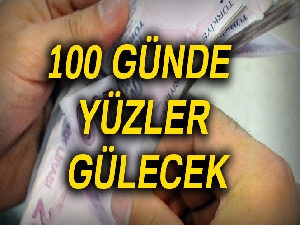 100 günde yüzler gülecek