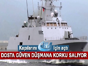 Yerli üretim TCG Büyükada dosta güven düşmana korku salıyor