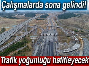 Kuzey Marmara otoyolu havadan görüntülendi