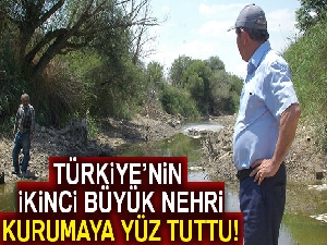Sakarya Nehri kurumaya yüz tuttu