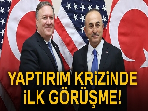 SON DAKİKA! Çavuşoğlu ve ABD Dışişleri Bakanı Mike Pompeo görüştü