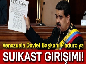 Venezuela Devlet Başkanına suikast girişimi