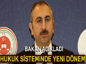 Hukuk sisteminde yeni dönem