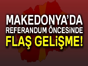 Makedonya'daki referanduma karşı kriz karargahı kuruldu