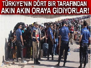13 bin Suriyeli bayram için gitti
