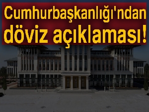 Cumhurbaşkanlığı'ndan flaş döviz açıklaması!