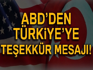 Son dakika... ABD'nin Ankara Büyükelçiliği'nden teşekkür