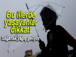 Bu illerde yaşayanlar dikkat! Sağanak yağış geliyor |21 Ağustos Salı yurtta hava durumu