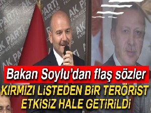 Bakan Soylu’dan terörle mücadelede kararlılık mesajı..