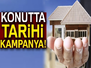 Tarihi kampanya ile vatandaşlar uygun fiyata konut sahibi olacak