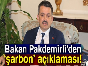 Bakan Pakdemirli’den 'şarbon' açıklaması