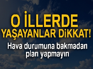 30 Ağustos hava durumu | İstanbul'da hava durumu