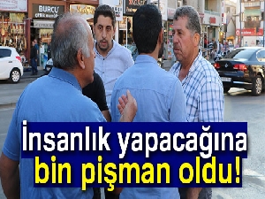 İnsanlık yapacağına pişman oldu
