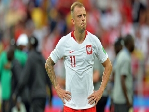 Sağlık kontrolünden geçen Grosicki şehri terk etti