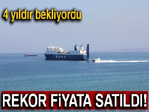 İskenderun Körfezi’nin hayalet gemisi satıldı