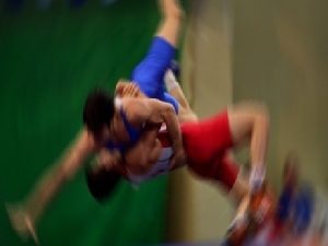 A Milli Serbest Güreş Takımı, Bakü'de