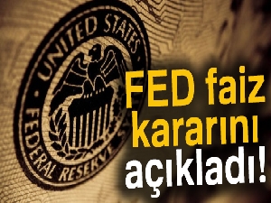 FED faiz kararını açıkladı! (26 Eylül)