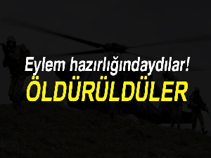 Tunceli'de eylem hazırlığındaki 3 terörist öldürüldü