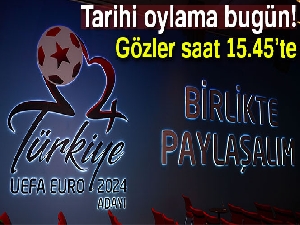 EURO 2024'e ev sahipliği yapacak ülke açıklanıyor