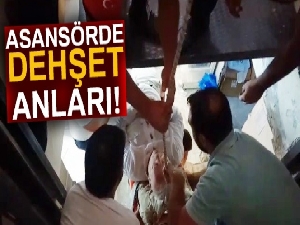 Asansörün çelik halatı koptu, 1 kişi yaralandı