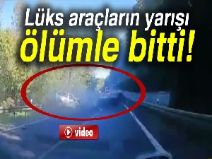 Lüks araçların yarışı ölümle bitti