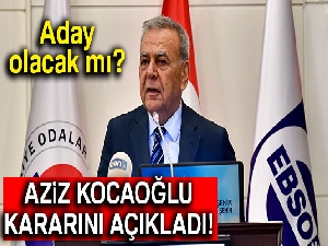 Başkan Kocaoğlu, 'Değişimde ısrarcıyım' diyerek aday olmadığını açıkladı
