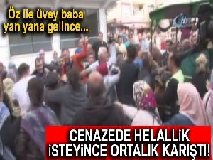 Hırsızlar tarafından öldürülen gencin cenazesinde kavga çıktı