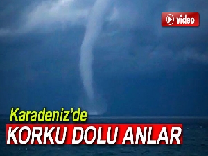 Rize'de korkutan hortum