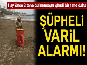 Ordu'da şüpheli variller