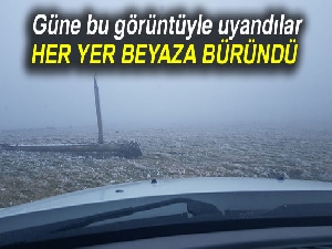 Ardahan'ın yüksek kesimlerine kar yağdı! |Ardahan haberleri