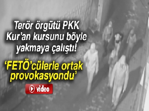Terör örgütü PKK, Kur'an kursunu böyle yakmaya çalıştı