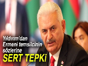 Ermeni temsilcinin sözlerine sert tepki