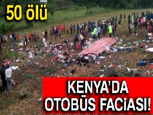 Kenya'daki otobüs faciasında ölü sayısı 50'ye yükseldi