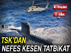 TSK, 'Mavi Balina Tatbikatı'na ilişkin görüntüleri paylaştı