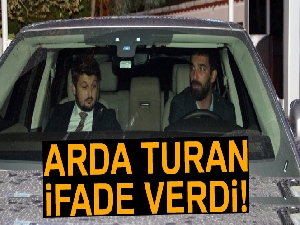 Arda Turan emniyette ifade verdi!